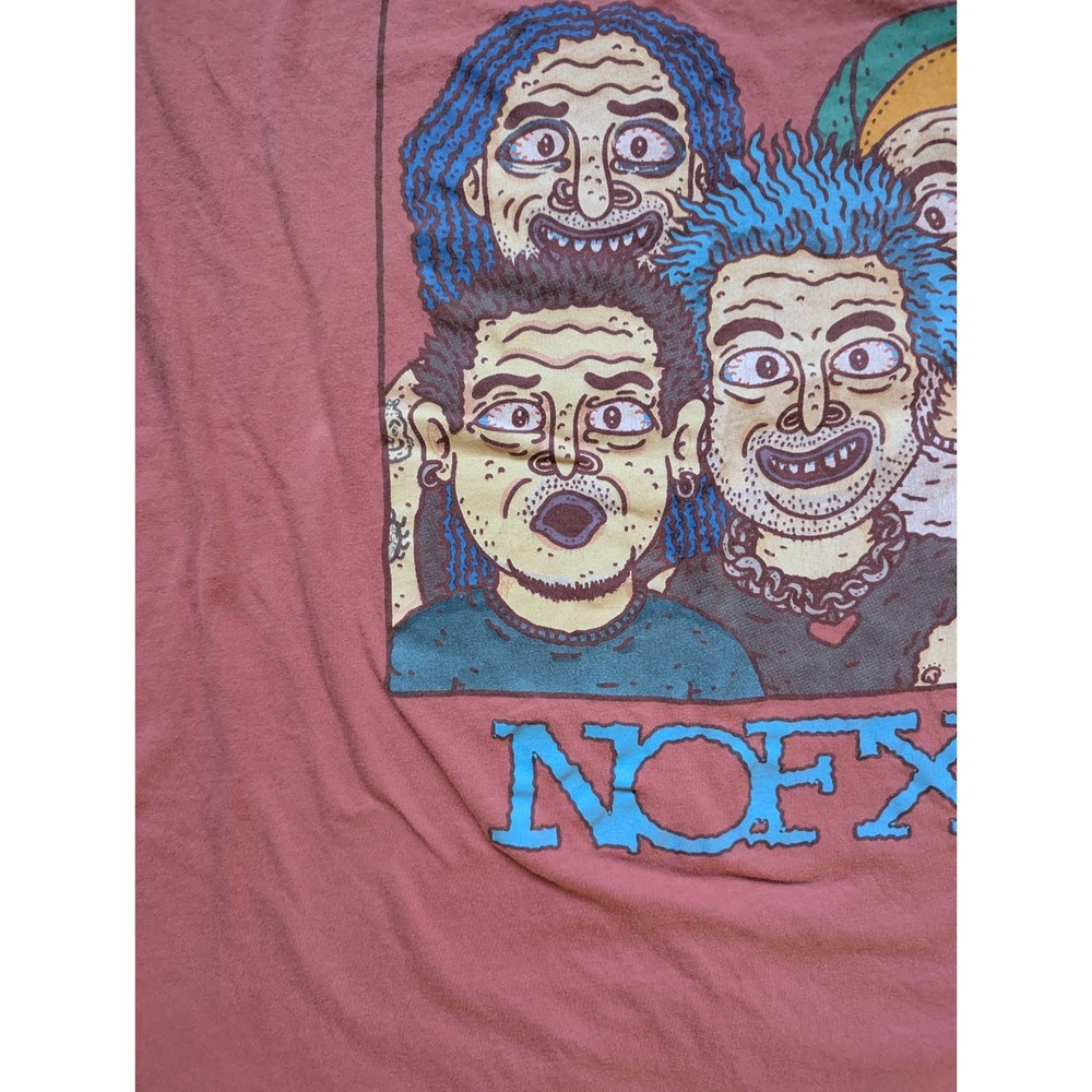 NOFX The Final Tour City - Band Graphic - Red Coral 3XXX Seattle San Francisco - Picture 3 of 15